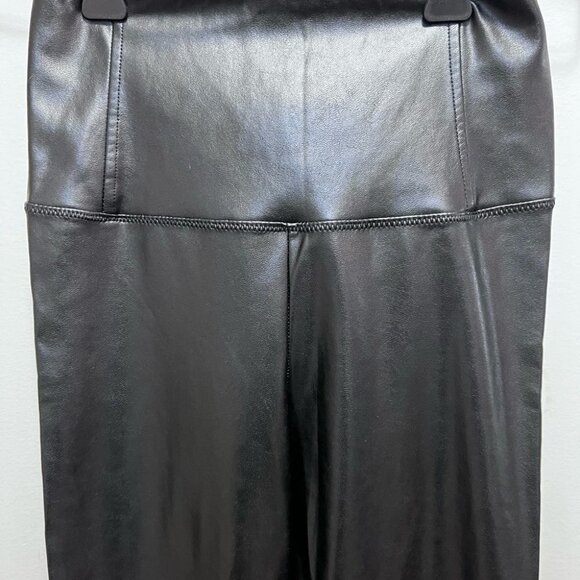 Aritzia Wilfred Free Daria Vegan Faux Leather Leggings Size XS Neutral - Picture 5 of 9